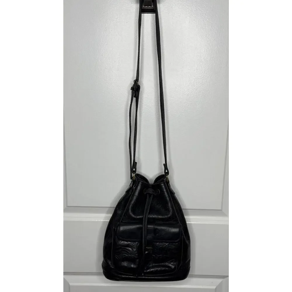 Liz Claiborne Vintage Bucket Bag 100% Leather | Fair to Good Used Condition